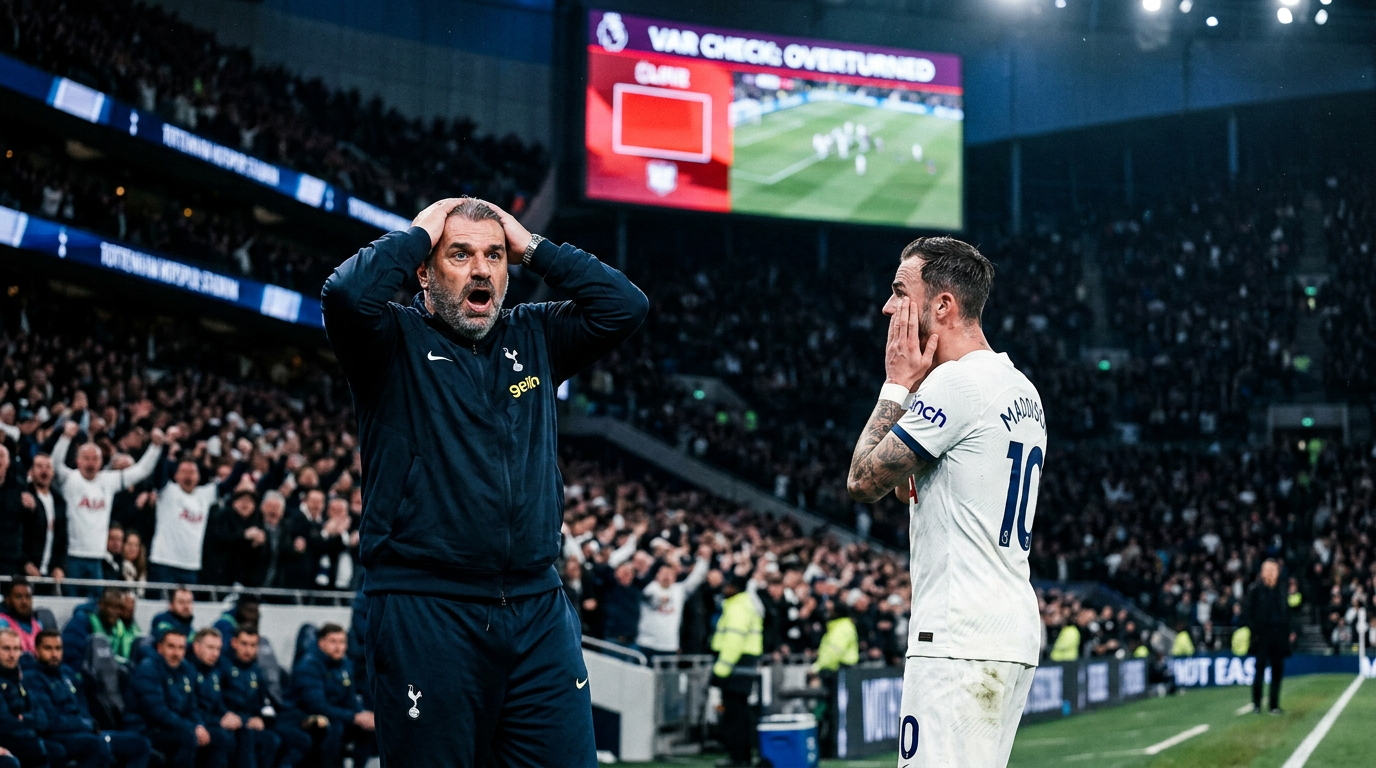 The Split-Second VAR Call That Could Cost Spurs Their Premier League Status
